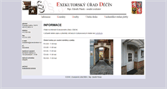 Desktop Screenshot of exekutordecin.cz